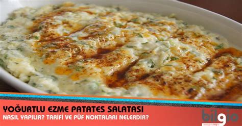 Yoğurtlu Ezme Patates Salatası Nasıl Yapılır Tarifi Malzemeleri ve