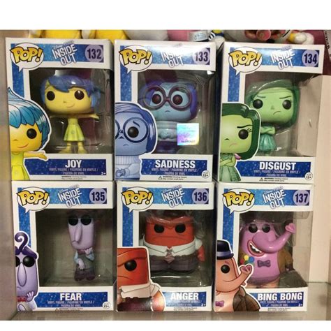 Funko Pop Inside Out Full Set 6 Pcs Funko Pop Disney Pop Funko