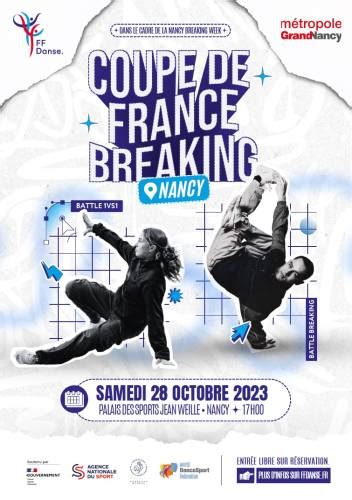 Coupe de France breaking Nancy Fédération Française de Danse FFD