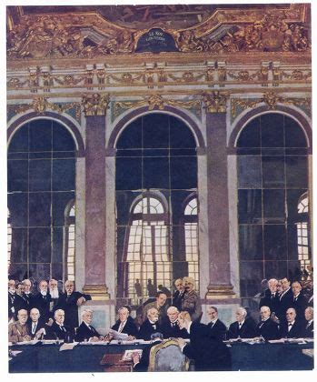 World War Signing Treaty Versailles Hall Editorial Stock Photo - Stock ...