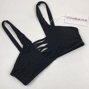 Tinibikini Swim Tini Bikini Black Leopard Bikini Piece Swimsuit