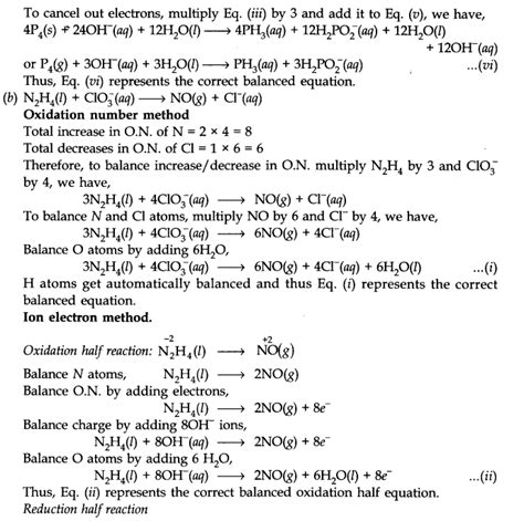 Cbse Class Th Chemistry Solutions Chapter Redox Reactions