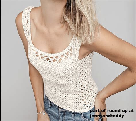 10 Free Easy Crochet Tank Top Patterns For Summer Jenny Teddy