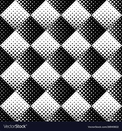 Black and white abstract dot pattern background Vector Image