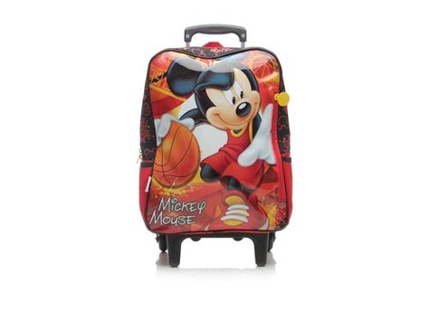 Mochila Rodinhas Escolar Sestini Mickey 16M G 63931 O Melhor