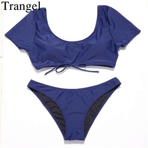 Trangel Bikinis Womenbandage Bikini Set Women Push Up Swimwear