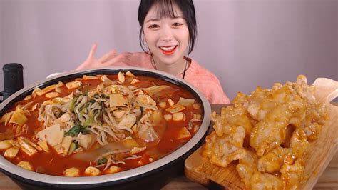 드디어 처음 먹어봤습니다😳 마라탕 꿔바로우 먹방 Spicy Maratang Guobaorou Mukbang Youtube