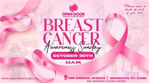 Breast Cancer Awareness Sunday Youtube