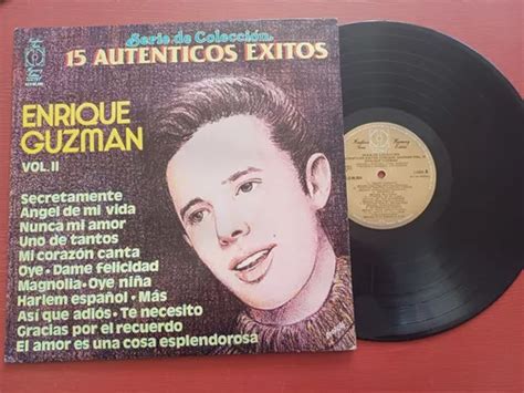 Enrique Guzman Autenticos Exitos Vol Lp Disco Nacional Mercadolibre