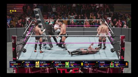 Wwe 2k19 Fatal 4 Way Tag Team Ladder Match Youtube