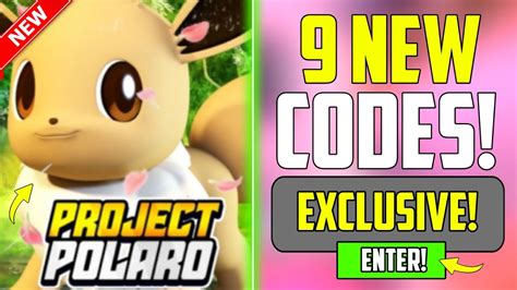 ALL EXCLUSIVE Project Polaro CODES Roblox Pokemon Project Polaro