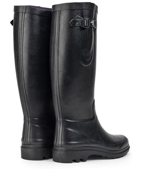 Women S Aigle Aiglentine Fur Lined Wellington Boots