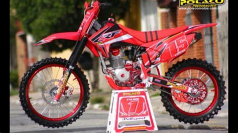 HONDA CRF BRASILERAS E IMPORTADAS DIFERENTES ESTILOS GRAFICAS