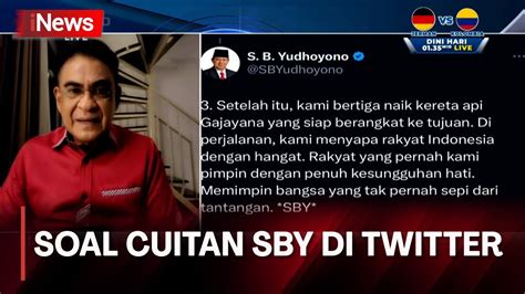 SBY Mimpi Satu Gerbong Dengan Jokowi Dan Megawati YouTube