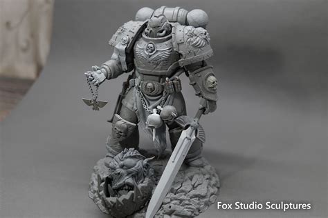 Artstation Warhammer Space Marine Model Vladislav Fox Space Marine