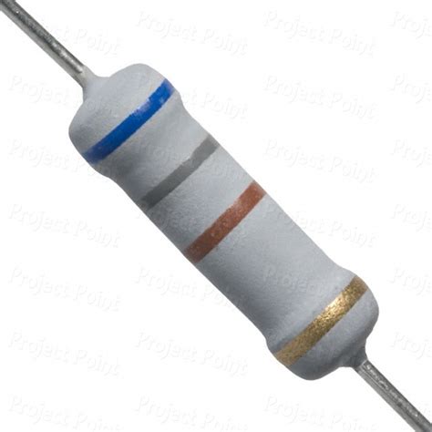 680 Ohm 2W Flameproof Metal Oxide Resistor MOF MOR RSF 680E 680R