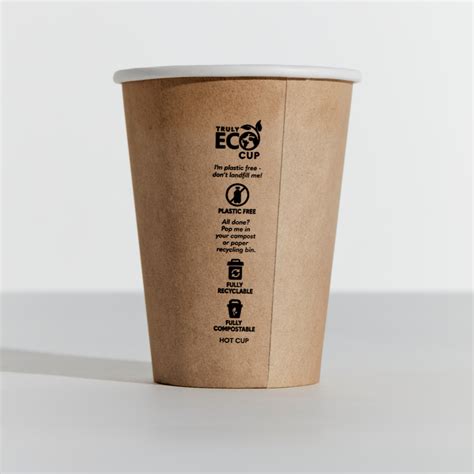 Oz Single Wall Truly Eco Cup Acs Packaging Supplies