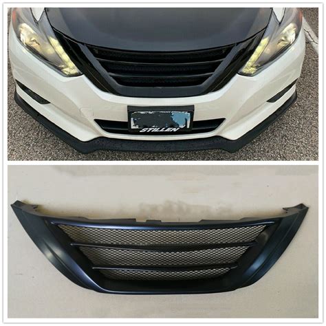 Matte Black Front Bumper Mesh Grille Grill Trim For Nissan Teana Altima