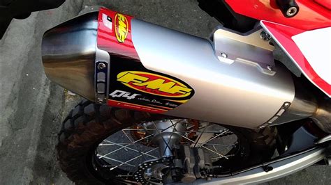 Fmf Q4 Crf300l Exhaust Youtube