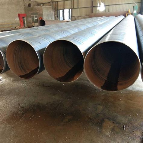 High Quality Large Diameter API 5L Grade B SSAW Spiral Welded Black