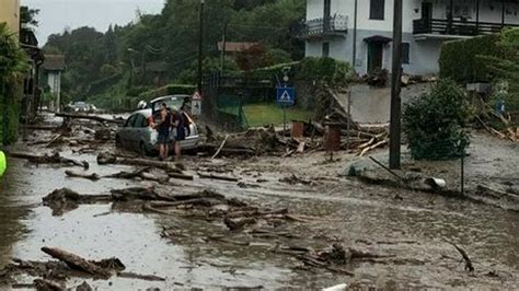 Maltempo Smottamento A Oggebbio Chiusa La Statale Del Lago Maggiore