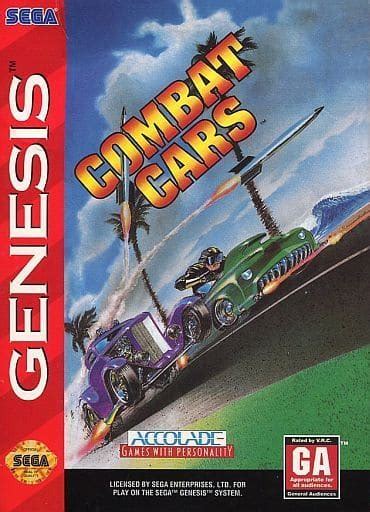 駿河屋 ランクB GENESIS 北米 版 COMBAT CARSジェネシス海外版メガドライブ