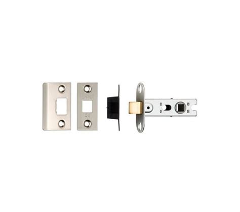 Eurospec Btl Sq Mm Bolt Through Tubular Mortice Latch Satin Nickel