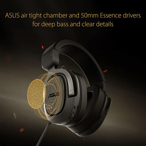 Asus Tuf Gaming H3 Wireless 24 Ghz Wireless Virtual 71 Surround