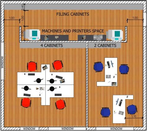 Office Layout Small Project Example Space Renovation - Etsy