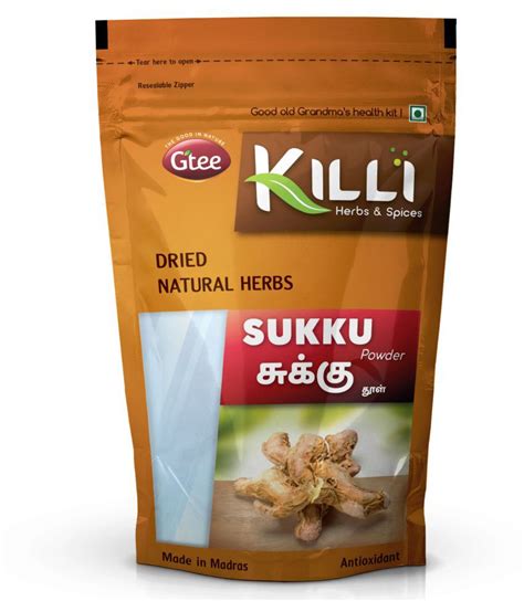 Killi Dry Ginger Sukku Sonth Chukku Sonti Onashunti Powder 100 Gm Pack Of 2 Buy