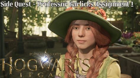 Hogwarts Legacy Side Quest Professor Garlicks Assignment 1 Ps4