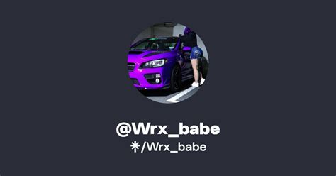Wrx Babe Find Wrx Babe Onlyfans Linktree
