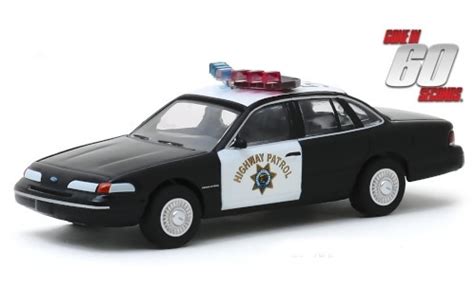 Diecast Model Cars Ford Crown 164 Greenlight Victoria Police Interceptor California Highway