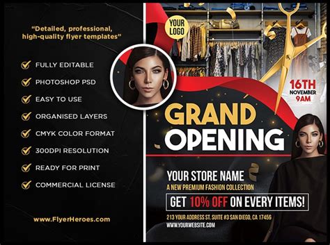 Grand Opening Boutique Flyer 1 FlyerHeroes