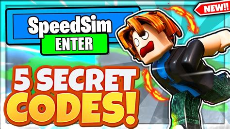 5 Speed Simulator Codes Free Gems All 5 New Secret Op Roblox Speed