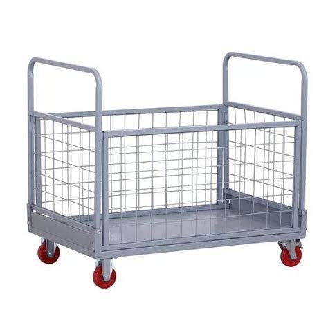 Mild Steel Industrial Cage Trolley Load Capacity 300 Kg At Rs 9500