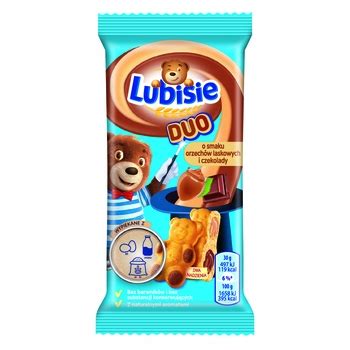 Lubisie Duo Ciastko Orzechy Czekolada Szt X G