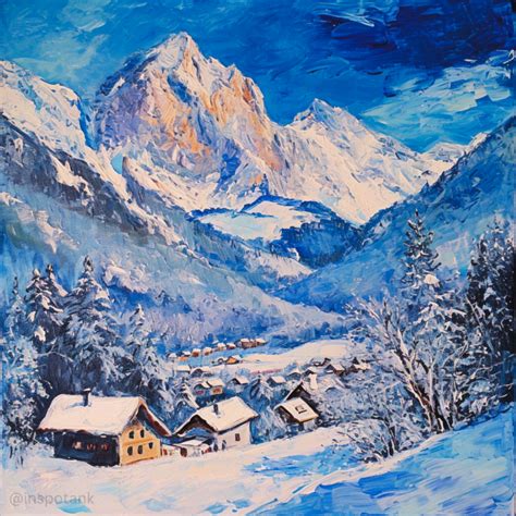 50+ Acrylic Mountain Painting Inspiration Ideas & Tutorials [Art ...