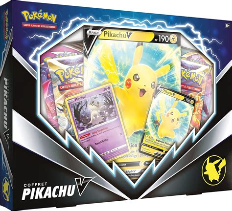 Coffret Pokemon Pok Mon Pikachu V Pv Carte Collectionner