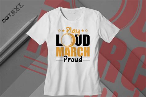 Play Loud March Proud Svg Marching Band Svg Vector Etsy