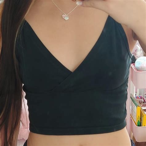 Brandy Melville Black Amara Tank Top Not A Fan Of Depop