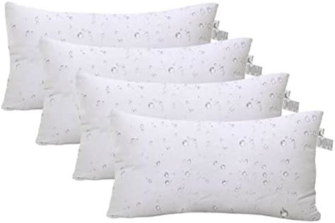 Amazon ACCENTHOME Outdoor Pillow Inserts 12 X 20 Pack Of 4