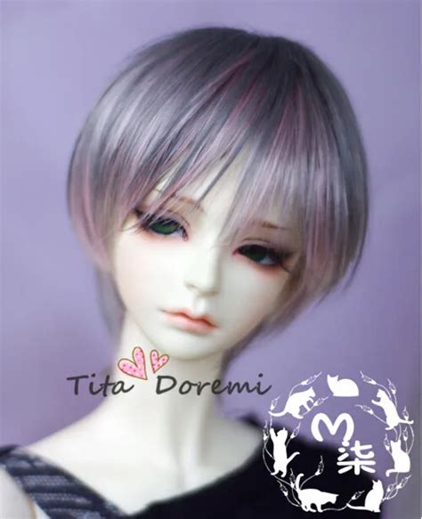 Dollfie Wig Bjd Msd Yosd Sd Dz Dod Luts Hair Wig Men Hair Piece Wigwig