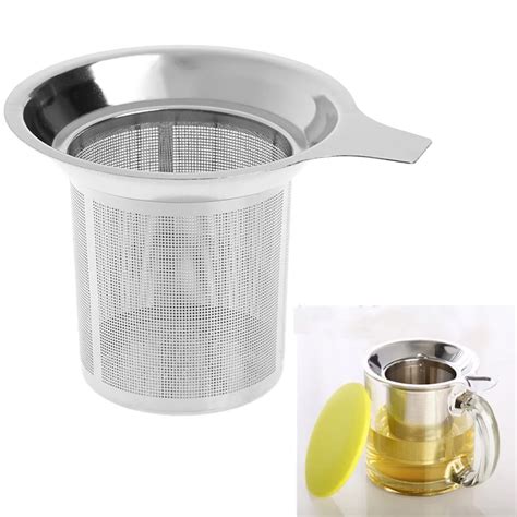 Popular Stainless Mesh Tea Infuser Reusable Strainer Loose Tea Leaf