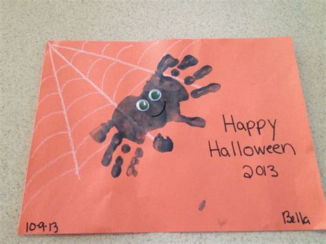 Handprint Spider Halloween 2013 Happy Halloween Dogs And Puppies