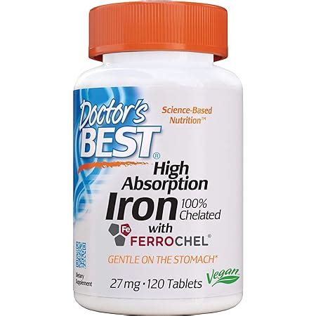 Amazon Nutricost Iron Supplement From Ferrochel Ferrous