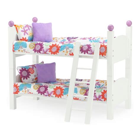 Emily Rose Inch Doll Furniture Doll Bunk Bed Single