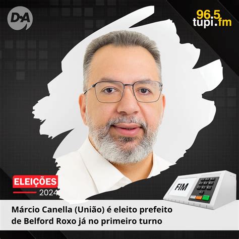 Márcio Canella é eleito prefeito de Belford Roxo Super Rádio Tupi