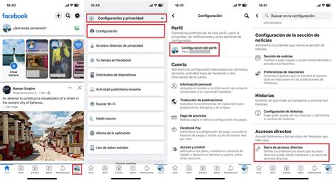 Como Eliminar Ocultar Accesos Directo De La App Facebook Secciones