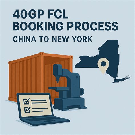 gp fcl booking process  machinery  china   york top